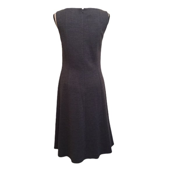 Host Pick🌺 Talbots Gray Sleeveless Dress Size 8 - Picture 3 of 6